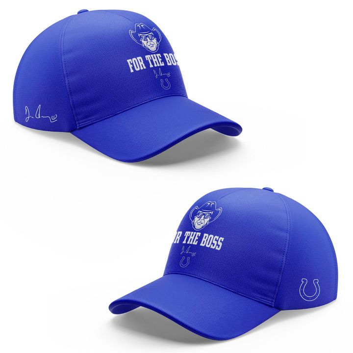 Colts Jim Irsay For The Boss T-Shirt V2 (Blue)