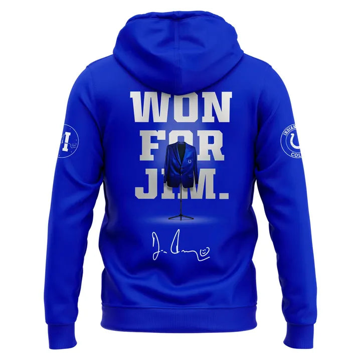 Colts Jim Irsay For The Boss Hoodie V2 (Blue)