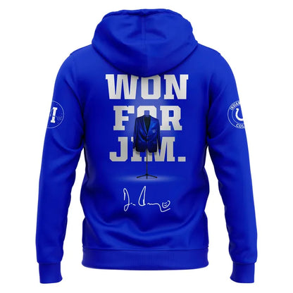 Colts Jim Irsay For The Boss Hoodie V2 (Blue)