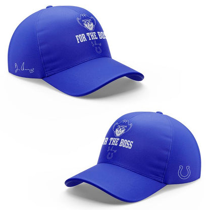 Colts Jim Irsay For The Boss Hoodie V2 (Blue)