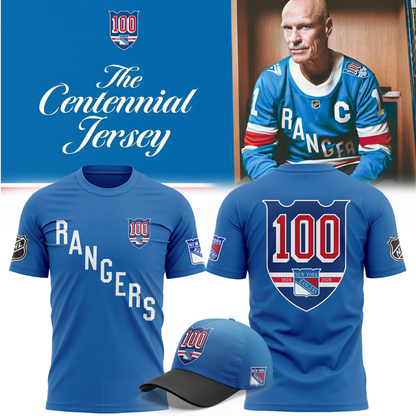 New York Rangers “Centennial” T-shirt 2025-2026 (Blue)