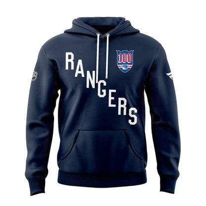 New York Rangers "No BS" 2025 Hoodie (Navy)