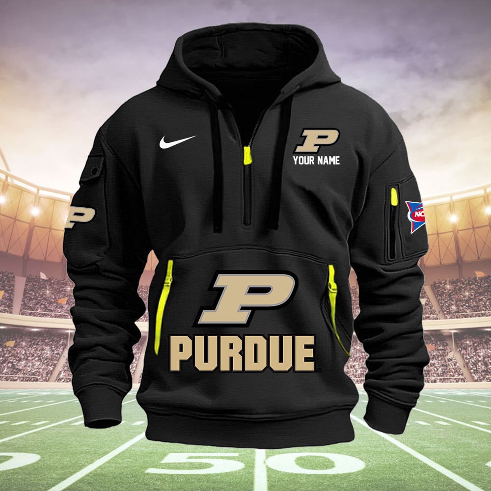 Purdue BoilermakersQuarter Zip Hoodie