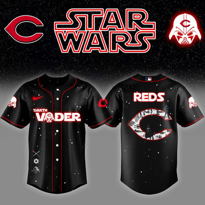 Cincinnati Reds x Stars Wars Night Darth Vader Baseball Jersey Editions Limited v2