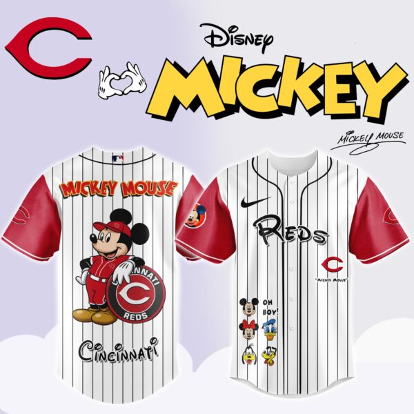 Cincinnati Reds x Mickey Mouse Game Night Special Edition Jersey