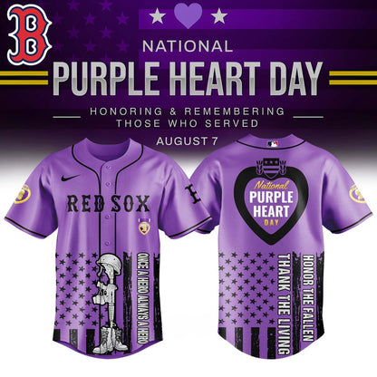 Purple Heart Day Jersey Limited Edition All Team