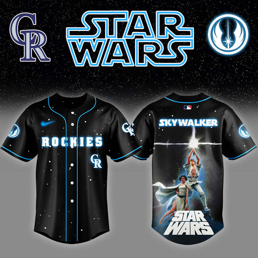 Colorado Rockies x Stars Wars Luke Skywalker Game Night Baseball Jersey Editions Limited v4