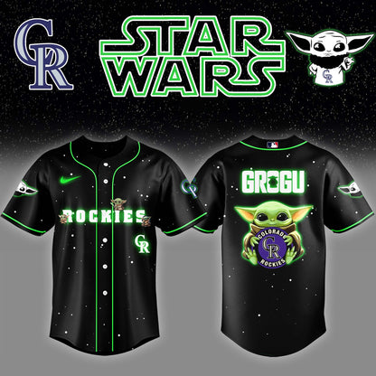 Colorado Rockies x Stars Wars Grogu Night Baseball Jersey Editions Limited v3