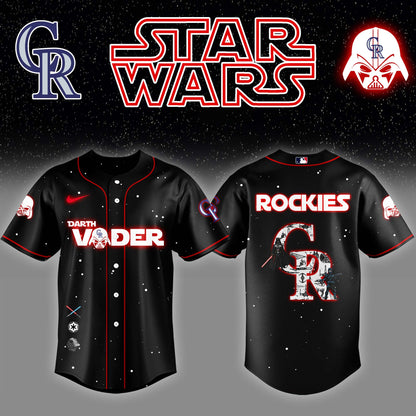 Colorado Rockies x Stars Wars Darth Vader Night Baseball Jersey Editions Limited v2