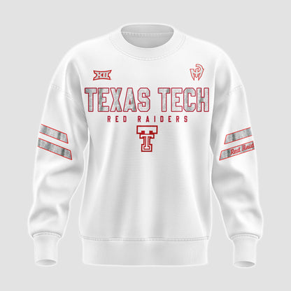 Texas Tech Red Raiders Special Mahomes White Strategy Sweatshirt