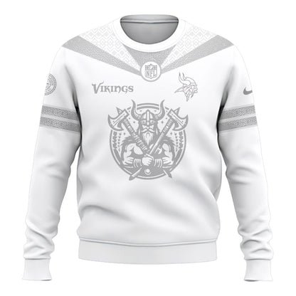 Premium Minnesota Vikings Merch - Minnesota Vikings Football Winter Warrior Limited Edition Sweatshirt 2025 - Gear Up For Game Day