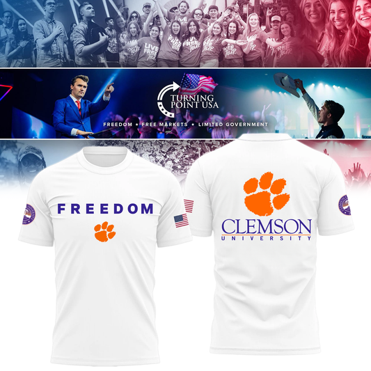 Clemson University x Turning Point USA TShirt