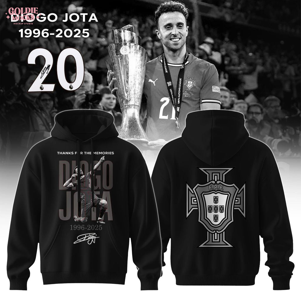Diogo Jota Portugal Thanks For The Memories 2025 Hoodie