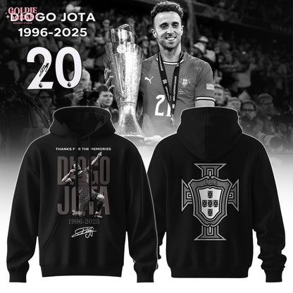 Diogo Jota Portugal Thanks For The Memories 2025 Hoodie