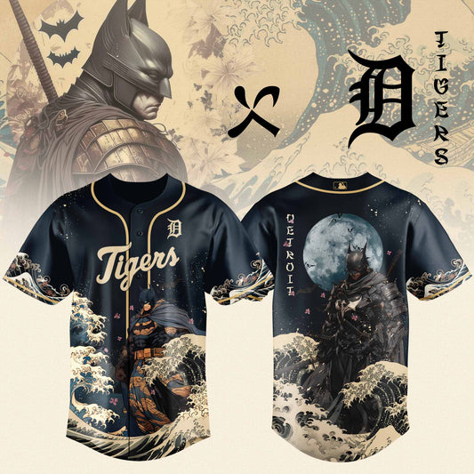 Detroit Tigers x Batman Night Limited Edition Jersey 2025