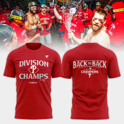 _ Philadelphia Phillies 2025 NL East Division Champions Locker Room T-Shirt