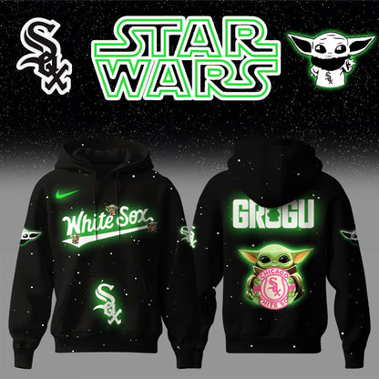 Chicago White Sox x Stars Wars Baby Yoda Game Night Hoodie Editions Limited