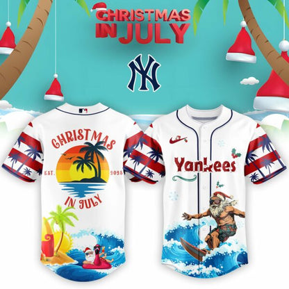 Christmas July Santa 2025 Jersey Editions Limited 2025