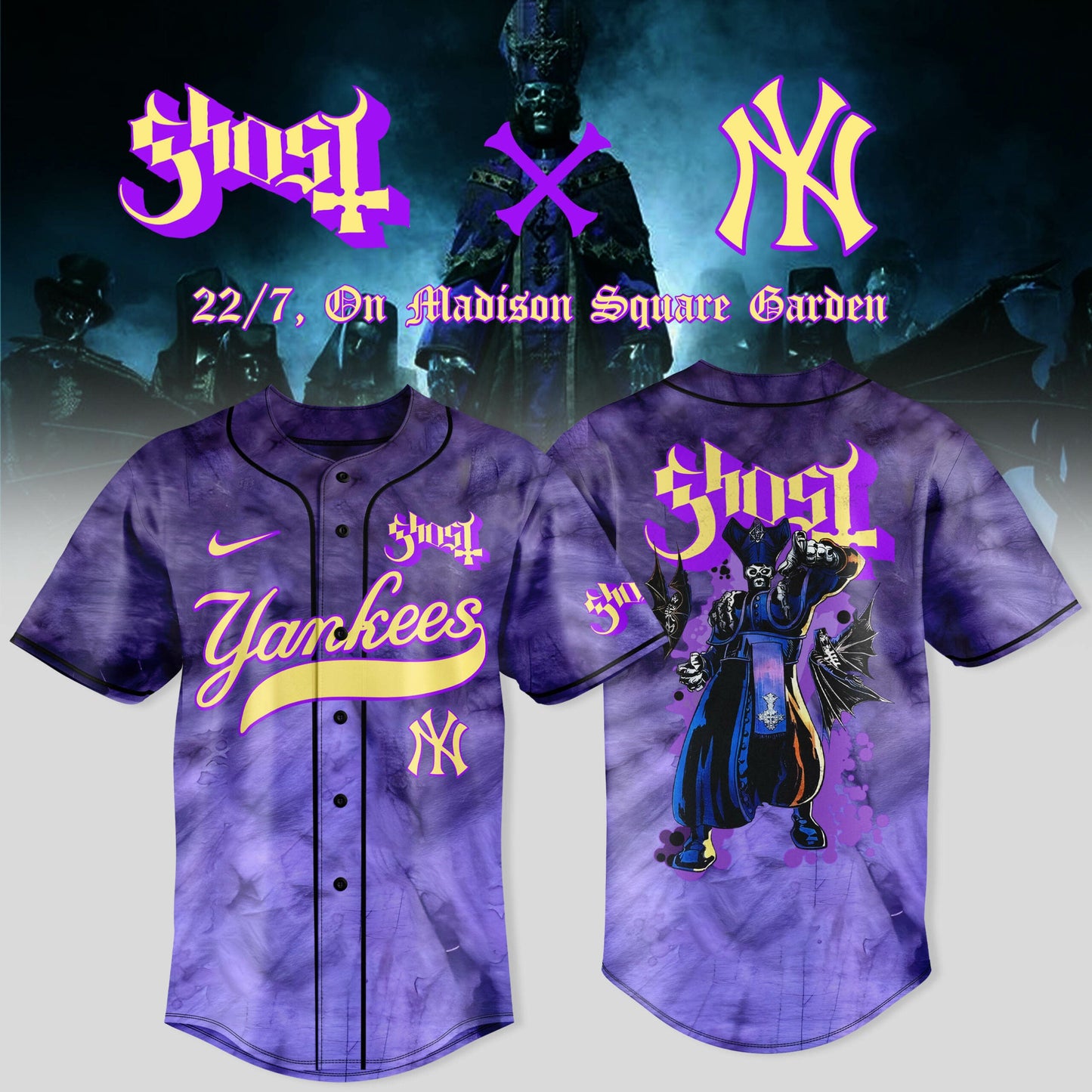 New York Yankees x Ghost Band World Tour 2025