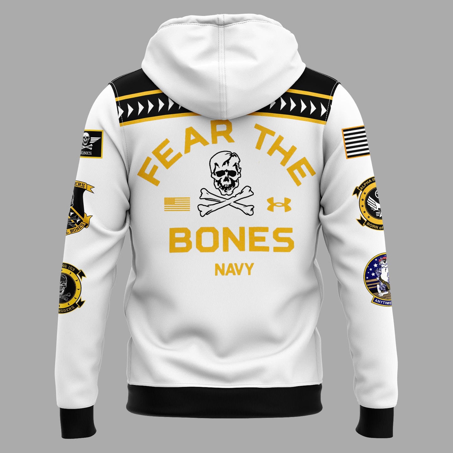 Navy Midshipmen football Jolly Rogers 2024 Hoodie