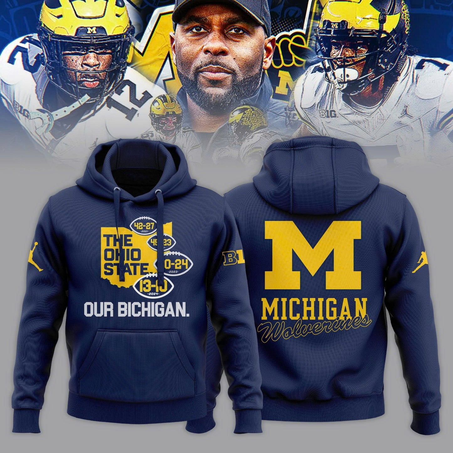 Limited Edition Michigan Wolverines Our Bichigan Score Shirt