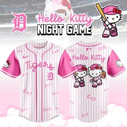 Detroit Tigers x Hello Kitty Night 2025 Limited Edition Jersey