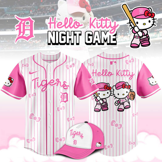 Detroit Tigers x Hello Kitty Night 2025 Limited Edition Jersey
