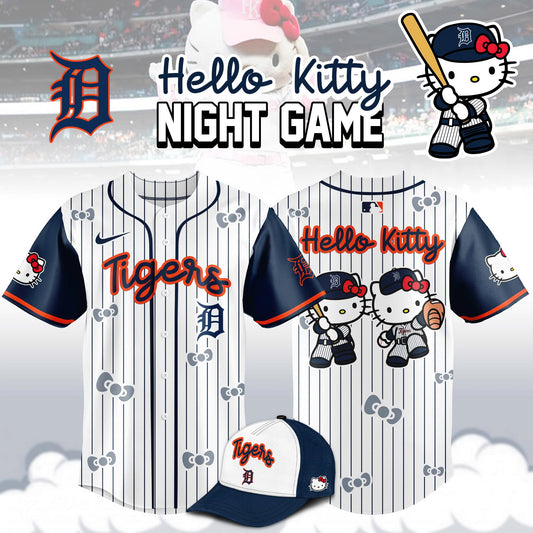 Detroit Tigers x Hello Kitty Night 2025 Limited Edition Jersey