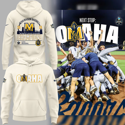 Special 2025 Super Regional Champions Murray State Baseball Hoodie