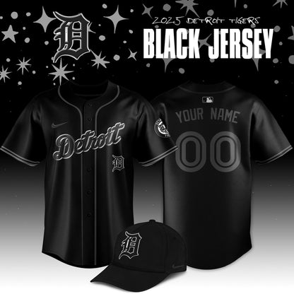 Detroit Tigers Black In Black Limited Edition Jersey