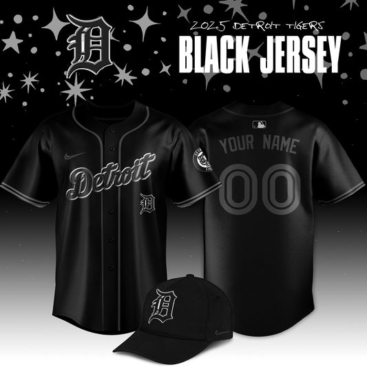 Detroit Tigers Black In Black Limited Edition Jersey