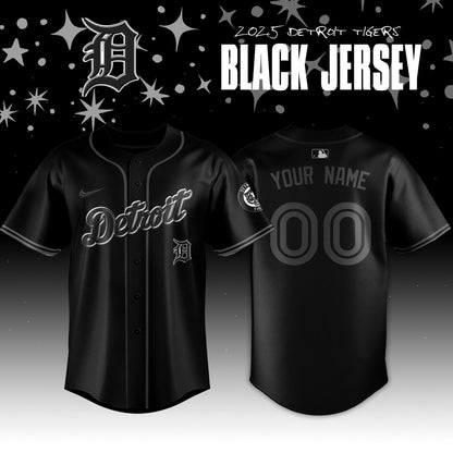 Detroit Tigers Black In Black Limited Edition Jersey