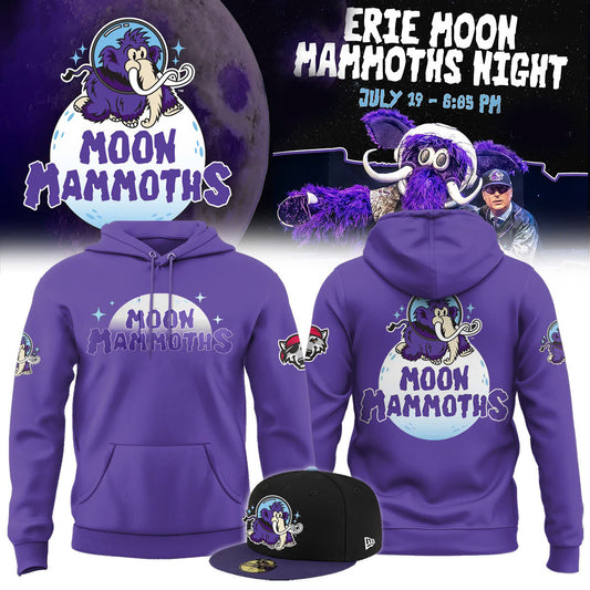 Erie SeaWolves BR Moon Mammoths Primary Hoodie 2025