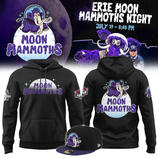 Erie SeaWolves BR Moon Mammoths Primary Hoodie