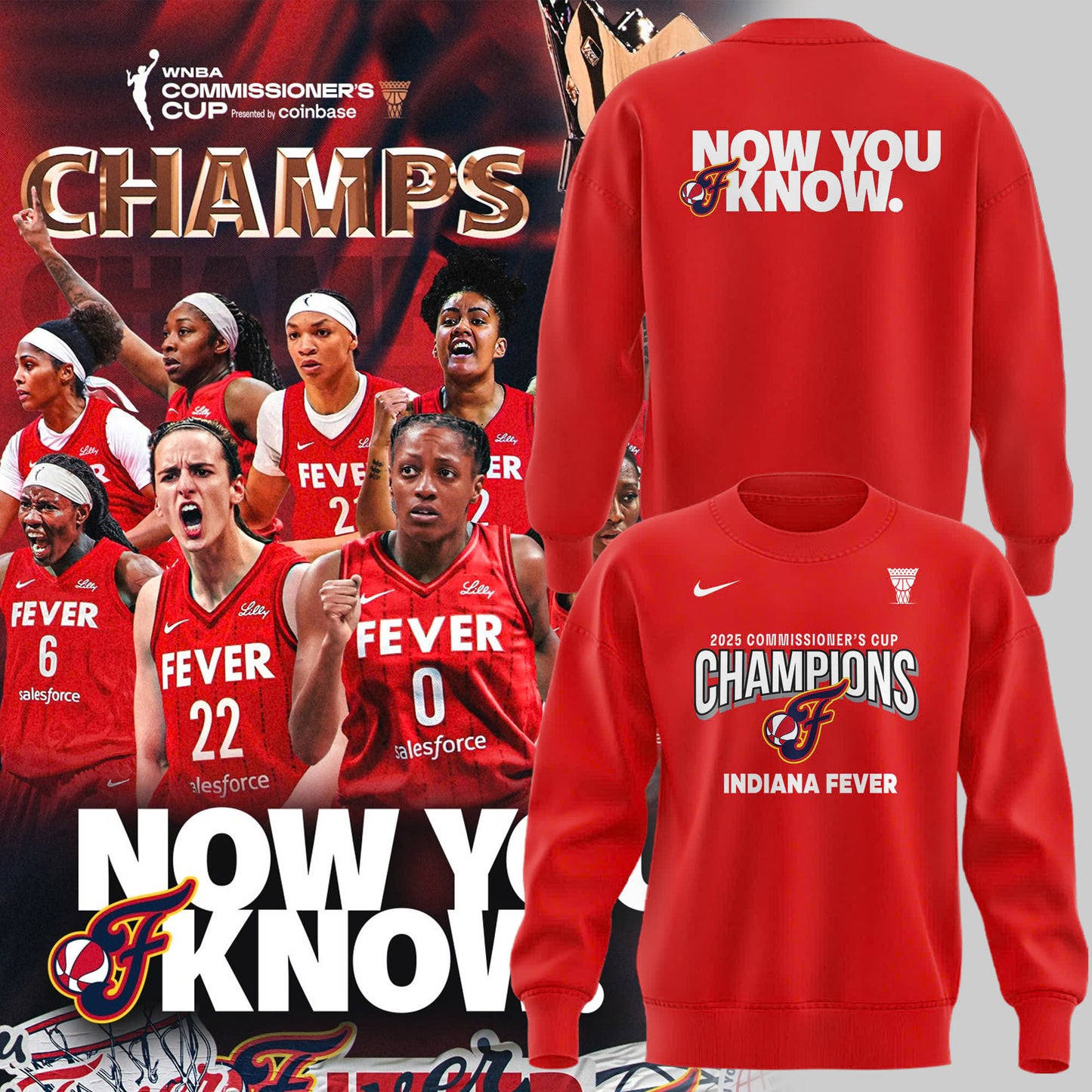 Special Edition 2025 WNBA Commissioner’s Cup Champions Sweatshirt