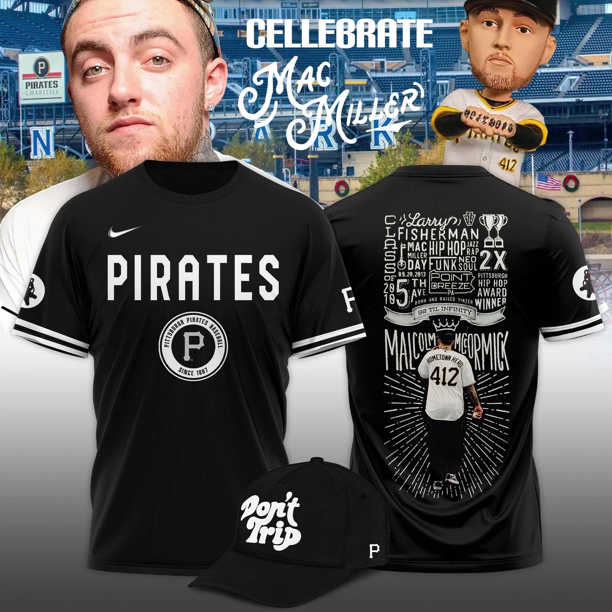Pittsburgh Pirates x Celebrate Mac Miller Night 2025 Limited Edition