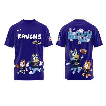 Baltimore Ravens Bluey&Bingo Combo Tshirt | Jogger | Cap