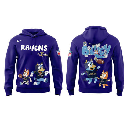 Baltimore Ravens Bluey&Bingo Hoodie | Jogger | Cap
