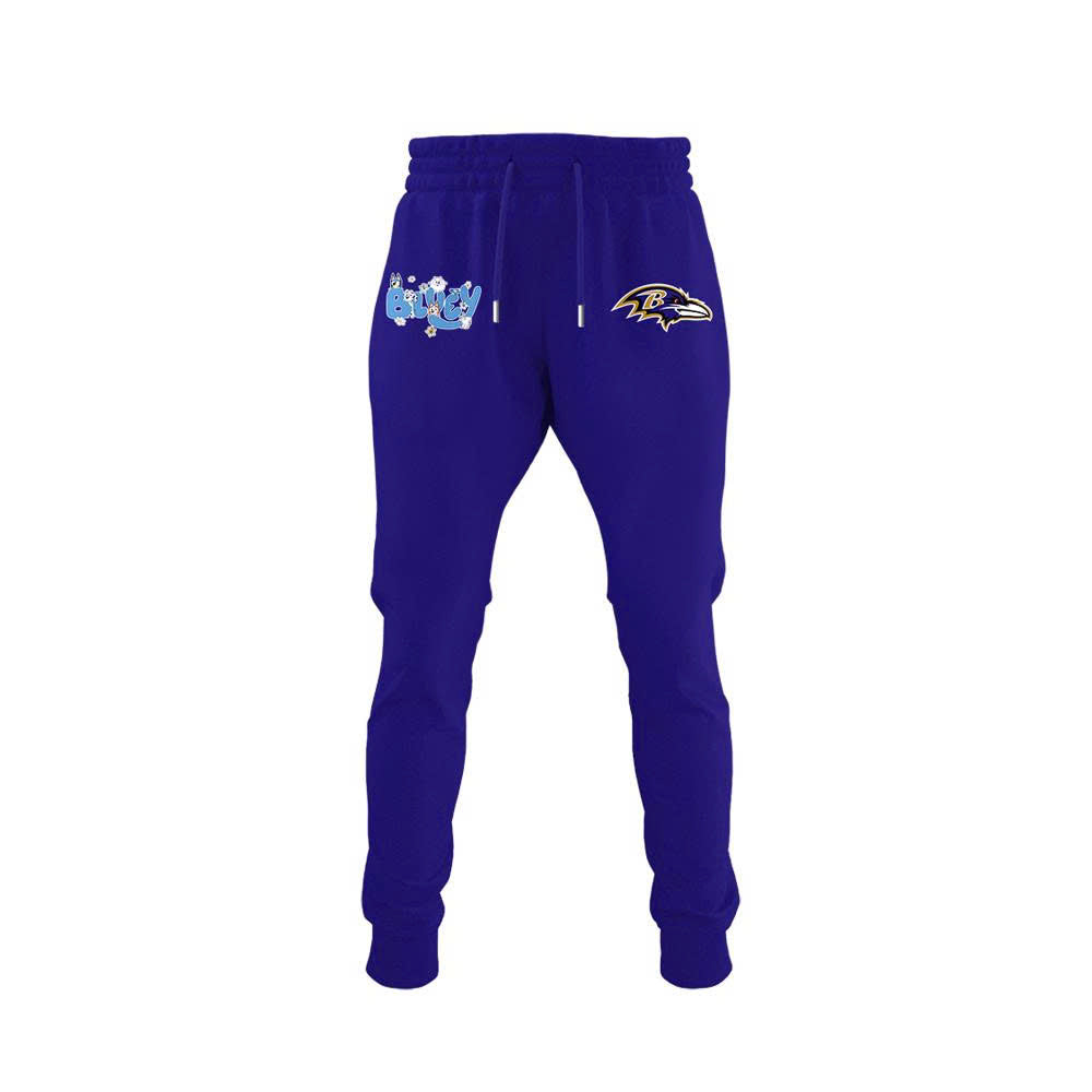 Baltimore Ravens Bluey&Bingo Combo Tshirt | Jogger | Cap