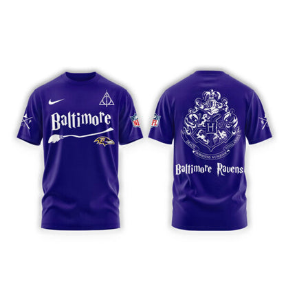 Baltimore Ravens Harry Potter Combo Tshirt | Jogger | Cap