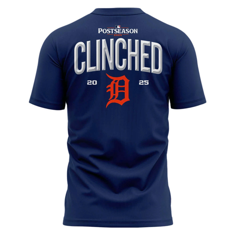 Detroit Tigers October Baseball Post Season 2025 T-Shirt