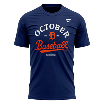 Detroit Tigers October Baseball Post Season 2025 T-Shirt