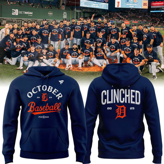 Detroit Tigers Special October Baseball Post Season 2025 Hoodie
